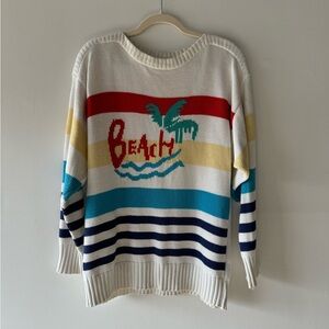 vintage beach sweater